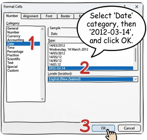Excel Date Formatting