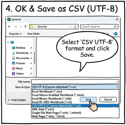 Step 4: Save CSV